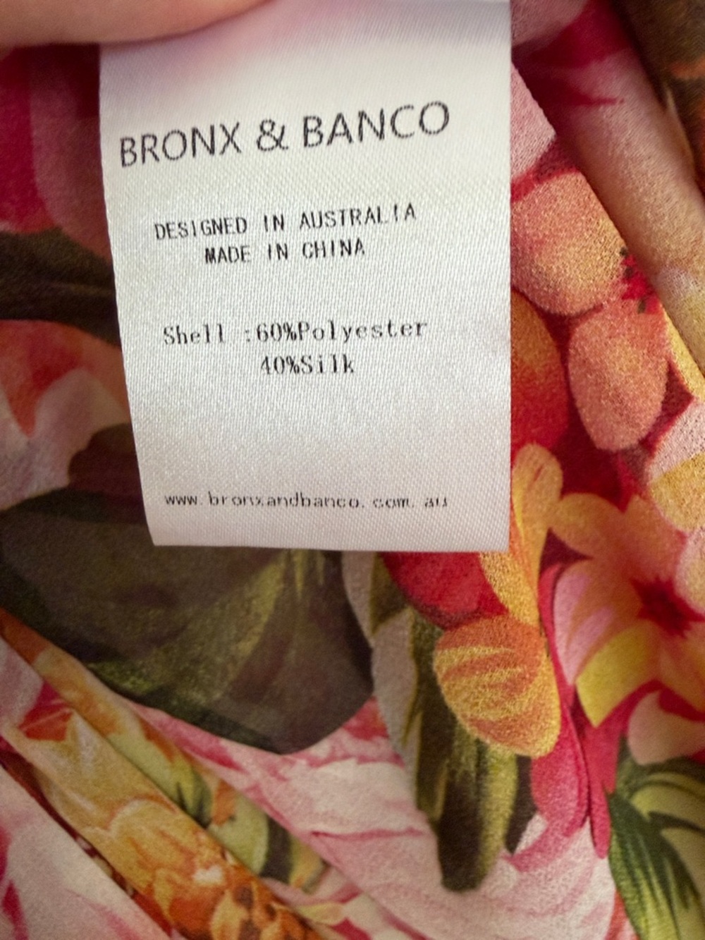 Bronx and Banco Pink Floral Maxi Dress - Picture 7 of 8